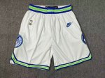 NBA Minnesota Timberwolves 23-24 retro shorts blanc